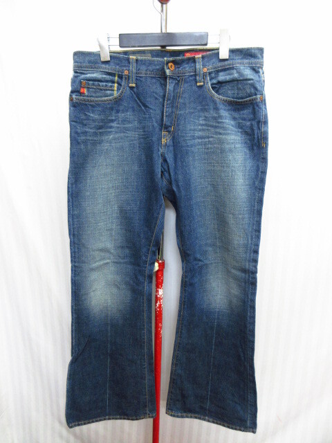 USA製 ADRIANO GOLDSCHMIED ジーンズ メンズW33 L XL フレアデニムパンツ ブーツカットジーンズ アメリカ製デニムジーンズ Gパン 09054拍卖