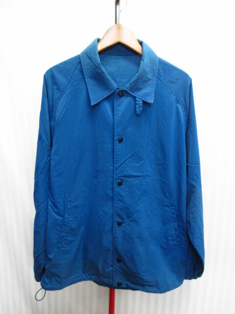 SOPH. ソフ コーチジャケット メンズL ウインドブレーカー 薄手ナイロンジャンパー 襟付き長袖カットソー ジャージトップ ブルゾン09092拍卖