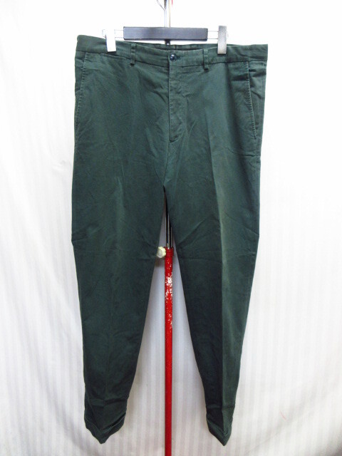 J.PRESS Jプレス ストレッチパンツ メンズ94 XL XXL 緑系 チノパン トラウザーパンツ トラウザーズ コットンパンツ メンズズボン 09181拍卖
