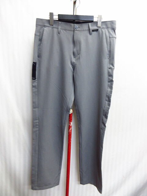 プーマ ストレッチパンツ メンズXXL グレー ゴルフウエア ゴルフパンツ スポーツスラックスパンツ イージーパンツ メンズズボン 09191拍卖
