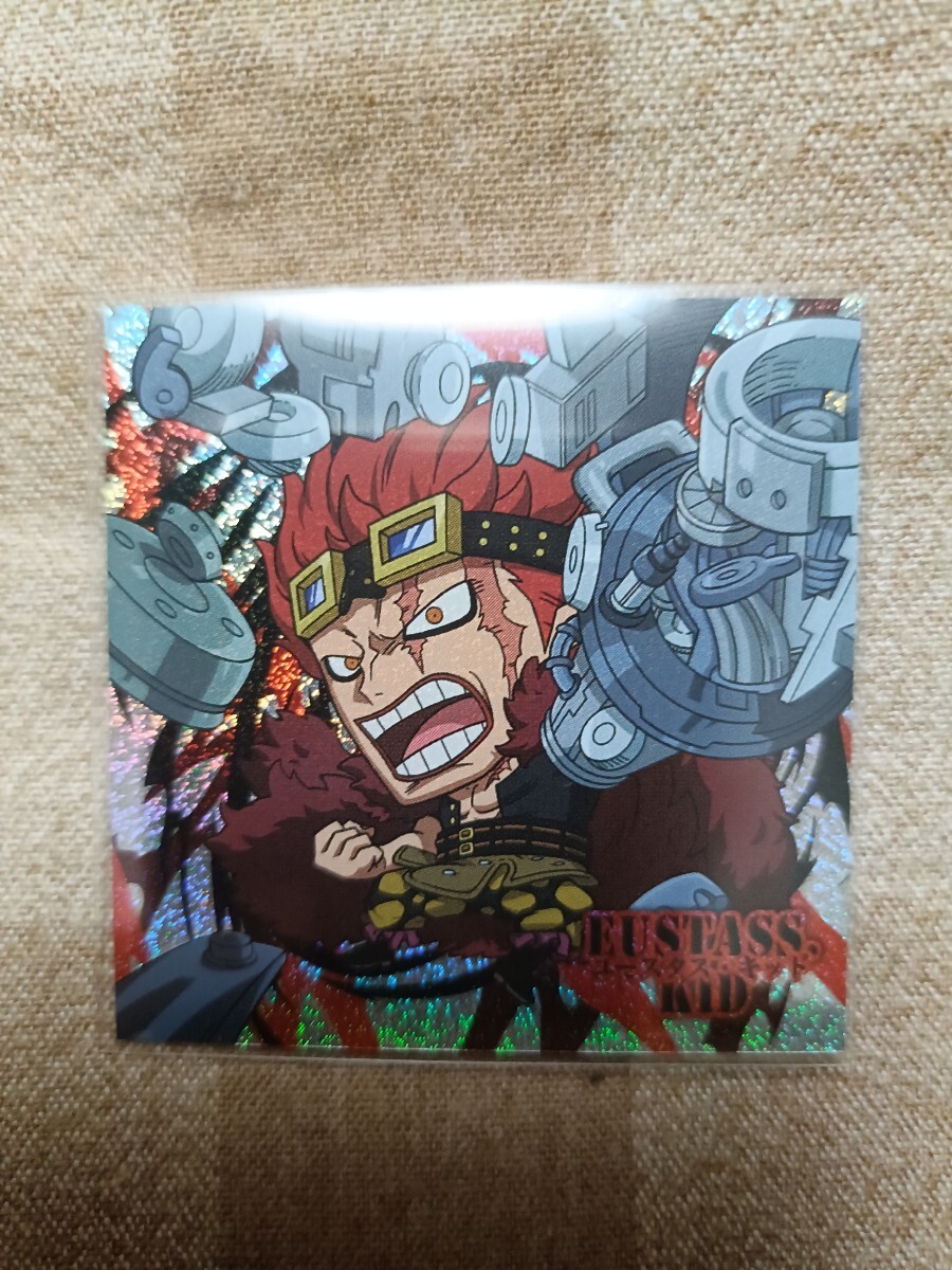 開封済 ワンピース にふぉるめーしょん大海賊シールウエハース SW10-06 log.10 GR キッド拍卖