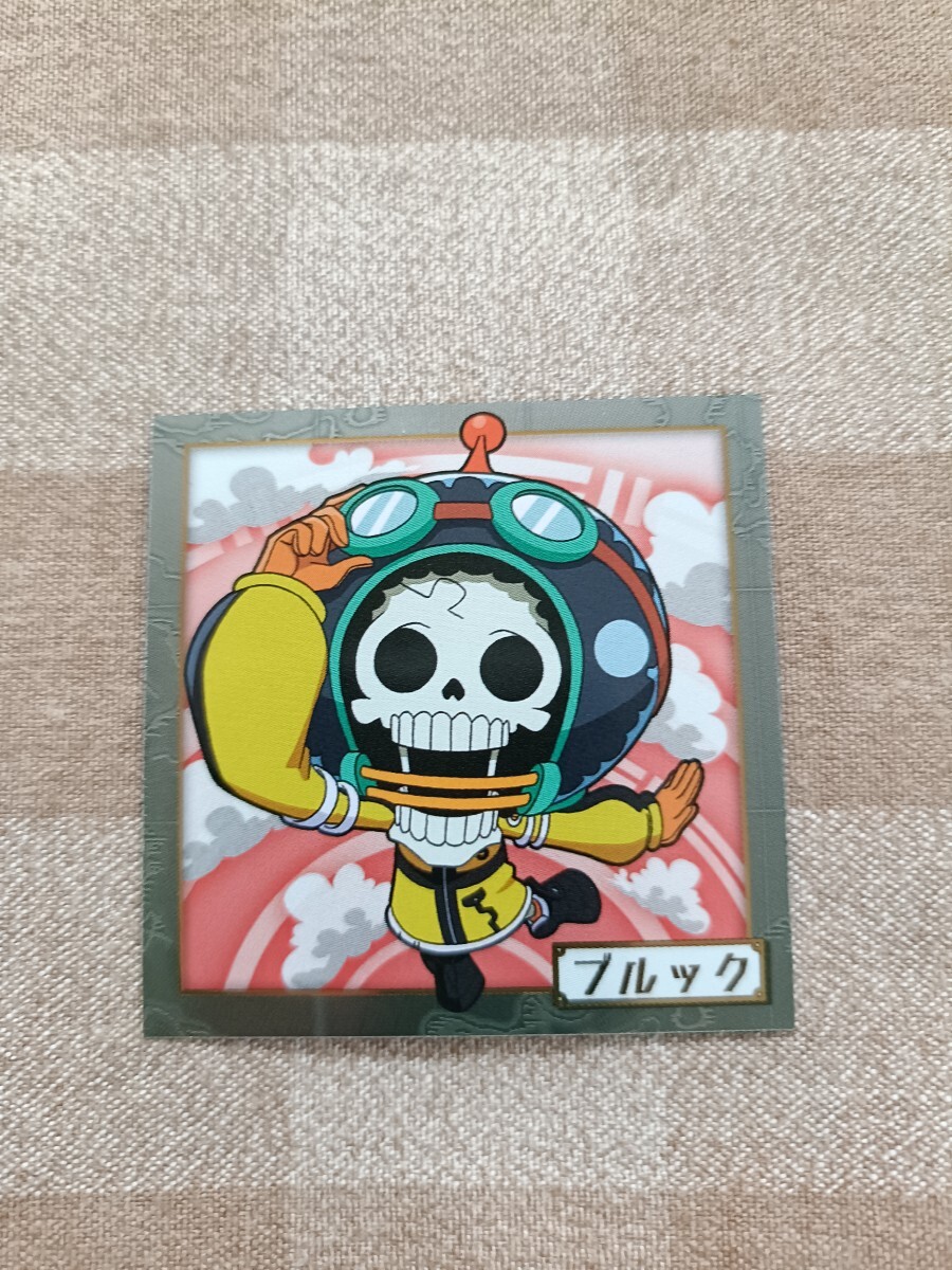 ★開封済★ ワンピース にふぉるめーしょん大海賊シールウエハース シール SW8-09 N log.8 ブルック拍卖