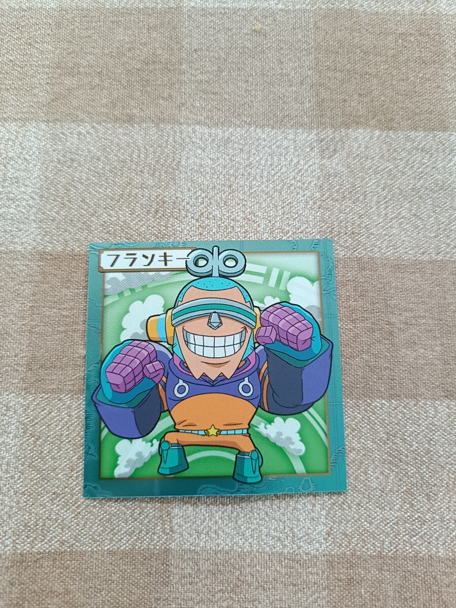 ★開封済★ ワンピース にふぉるめーしょん大海賊シールウエハース シール SW8-08 N log.8 フランキー拍卖