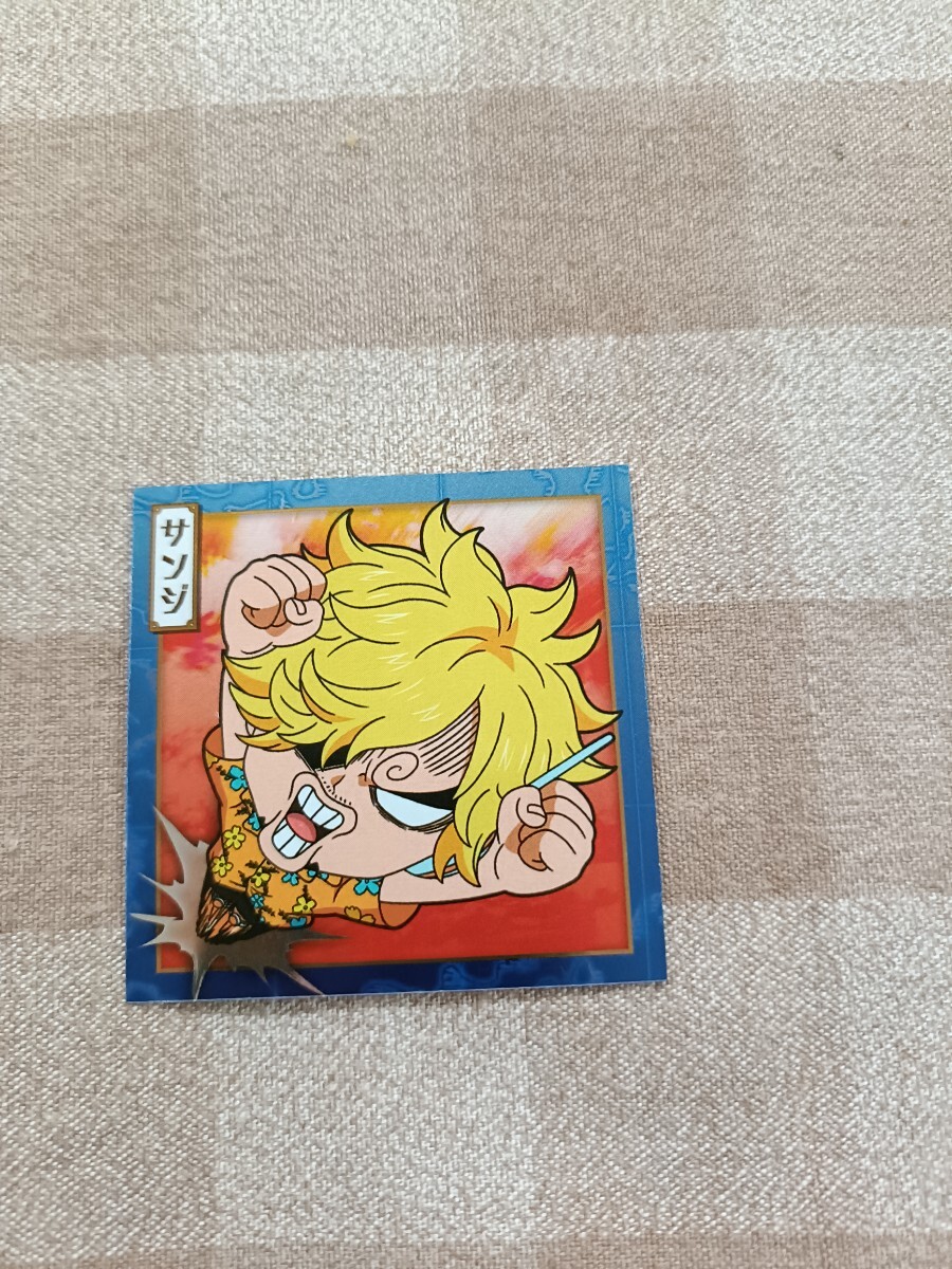 ★開封済★ ワンピース にふぉるめーしょん大海賊シールウエハース シール SW9-04 N log.9 サンジ拍卖