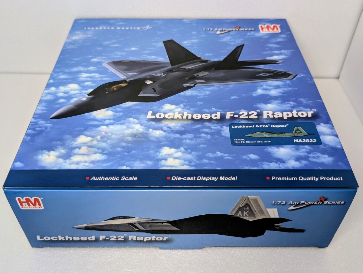 ホビーマスター HA2822 1/72 Lockheed F-22A ラプター 第19飛行隊 所属機 ヒッカム空軍基地 2018年拍卖