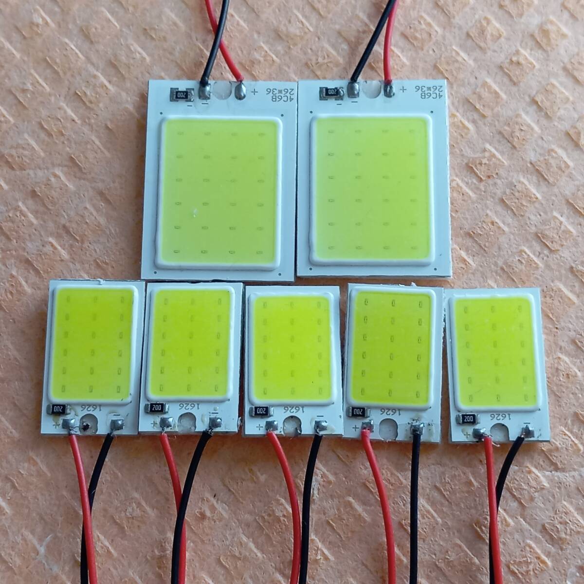 VCH10W グランドハイエース 両開き 超爆光!T10 LED ルームランプ.COB全面発光 7点セット トヨタ /c24/c18拍卖