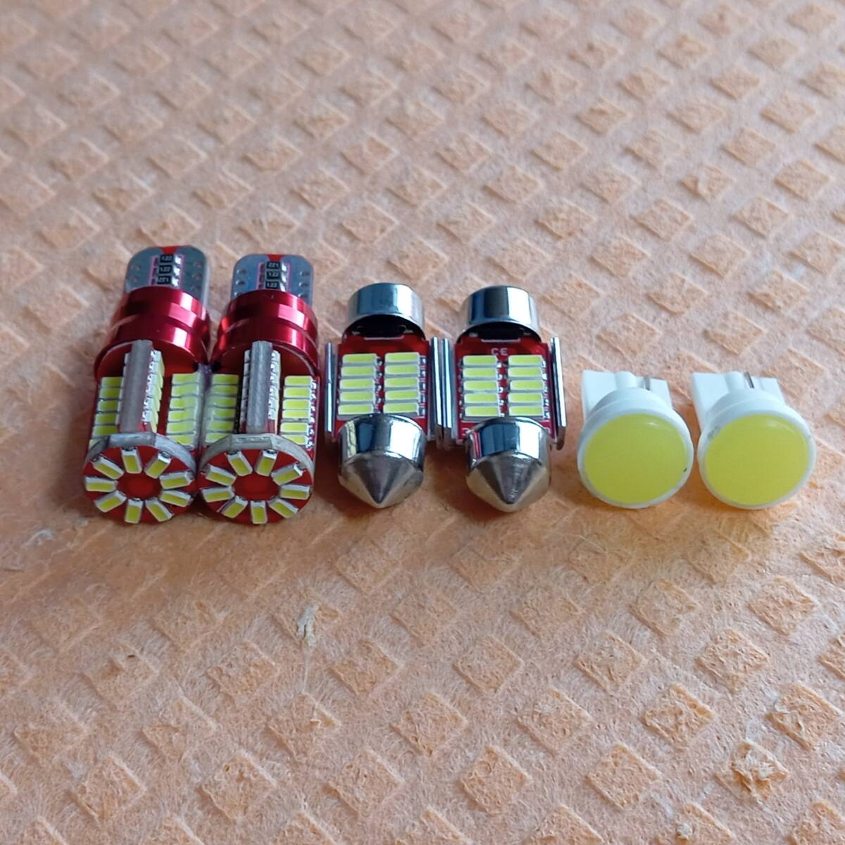 TW系 サンバーディアスワゴン 超爆光!T10 LED ルームランプ スモール バックランプ 6個セット ホワイト スバル /57/t31/c1拍卖