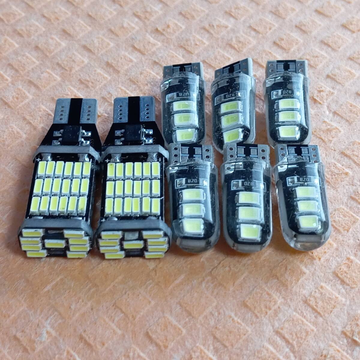 LA150 160S ムーヴカスタム ハイパー(ムーブ) 超爆光! T10 LED ルームランプ ナンバー灯 バックランプ 8個セット ホワイト ダイハツ /45/6拍卖