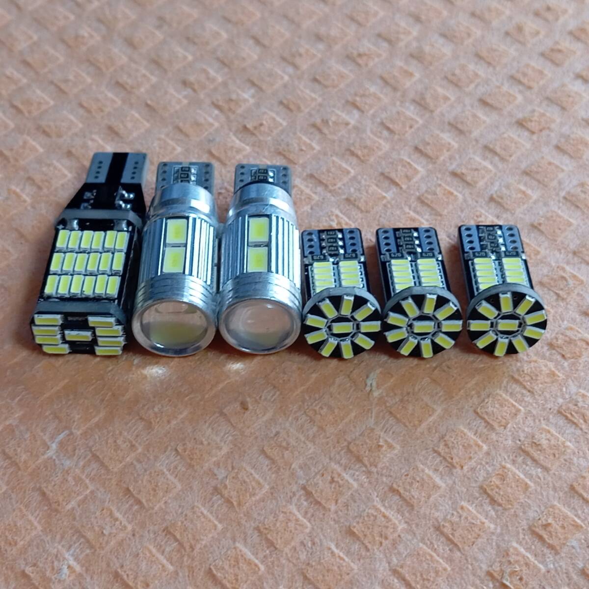 超爆光!スーパーキャリィ DA16T バックランプ ポジション ナンバー灯 T10 LED ルームランプ ホワイト 6個セット スズキ /45/34/10拍卖