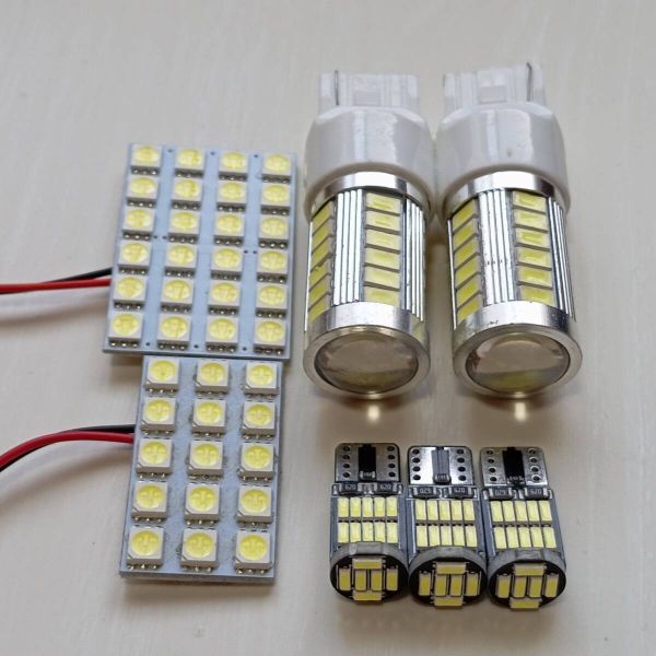 JB64W ジムニー 超爆光! T10 LED ルームランプ バックランプ ナンバー灯 7個セット ホワイト スズキ /s24/s15/33/26拍卖