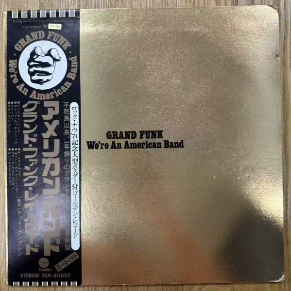 ★・ステッカー付 カラーレコード 帯付 Rock LP / Grand Funk(グランド・ファンク) - We're An American Band / ECP-80857 /DNQ092651拍卖