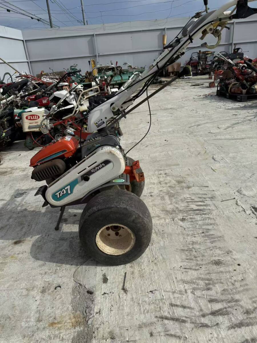 【福岡県みやま市】中古 農機具 簡易点検済み クボタ 耕運機 TA7 ガソリンエンジン リコイルスタート 麦踏み拍卖