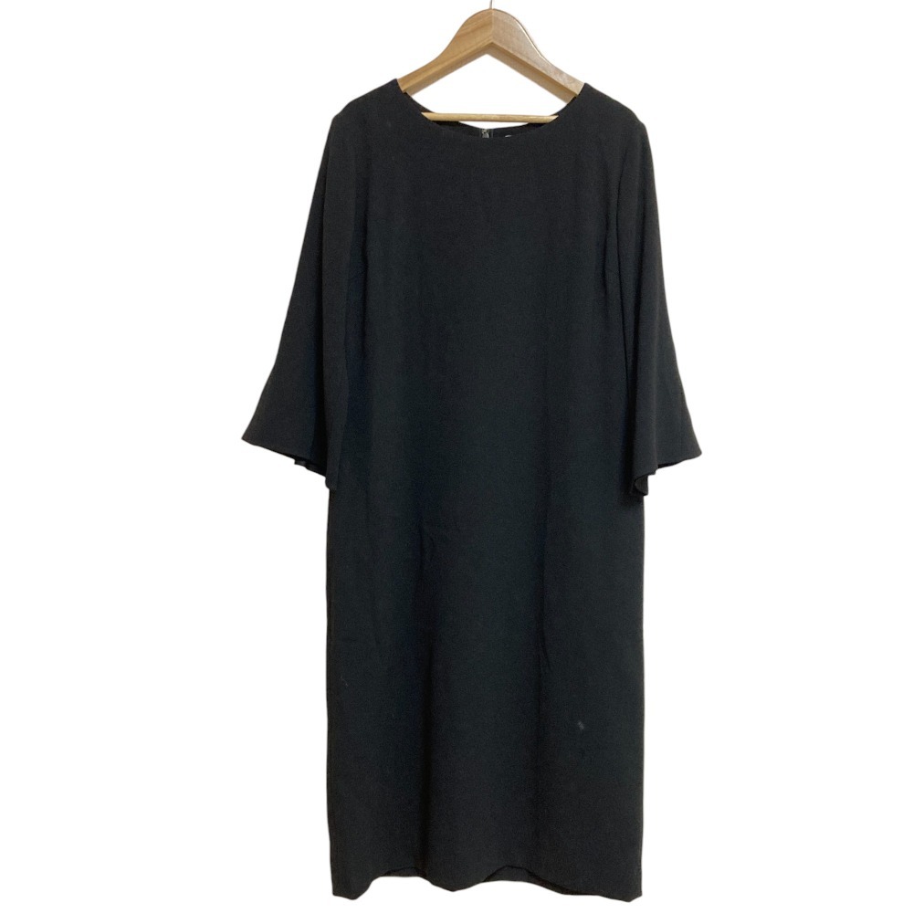 美品 theory luxe セオリーリュクス LIFT LULEA ハーフスリーブ ワンピース サイズ40 ブラック拍卖