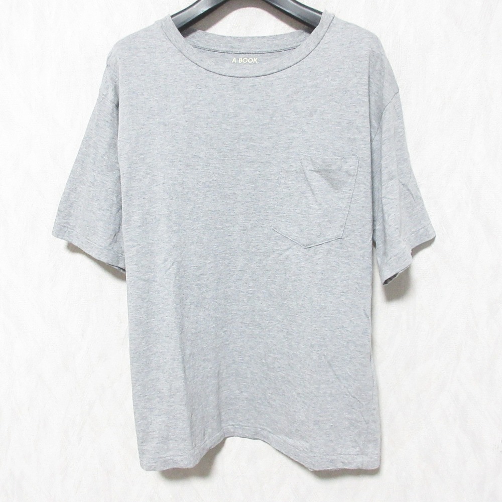 美品 25SS plage プラージュ POCKET Tシャツ カットソー 25070922854020 グレー拍卖