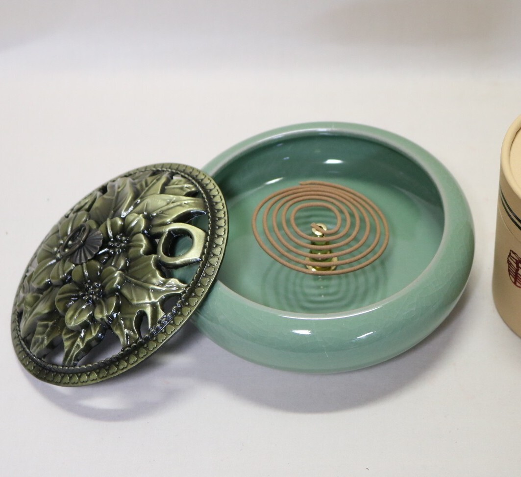 香炉 富貴花開薫炉と唐土香のセット    BC39拍卖