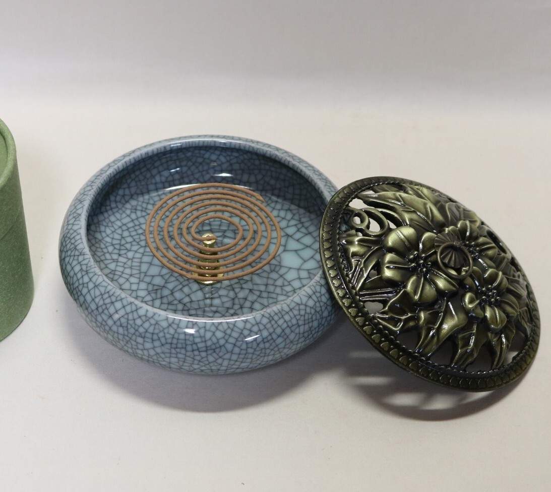 香炉 富貴花開薫炉と唐土香のセット    BC40拍卖