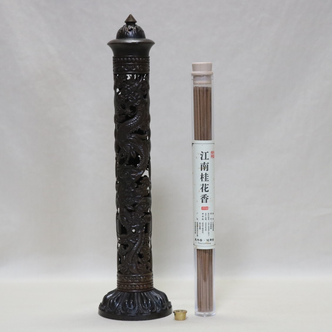 龍鳳線香立てと唐土香のセット    CP05拍卖