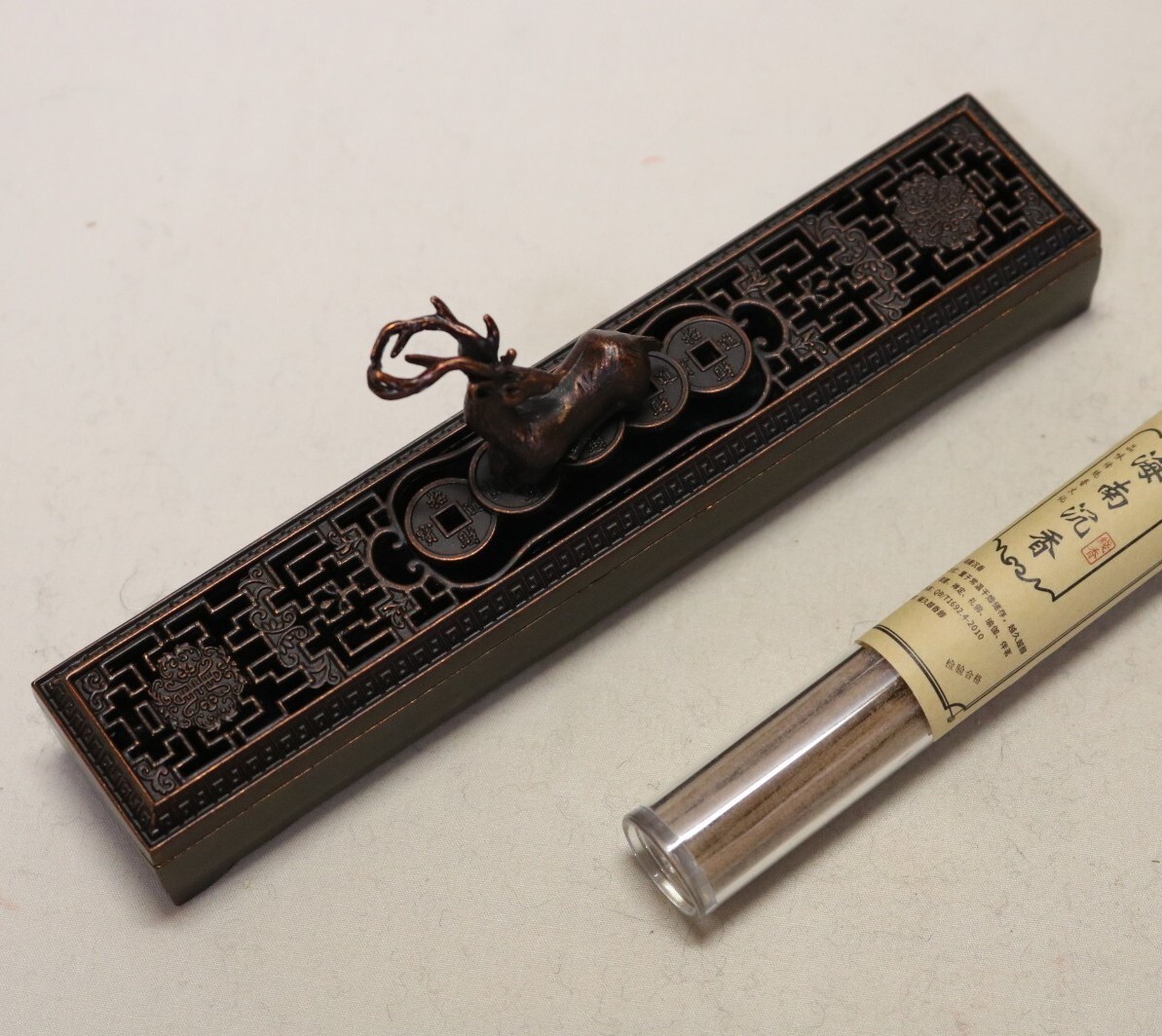 横置型線香炉と唐土香のセット    DZ08拍卖