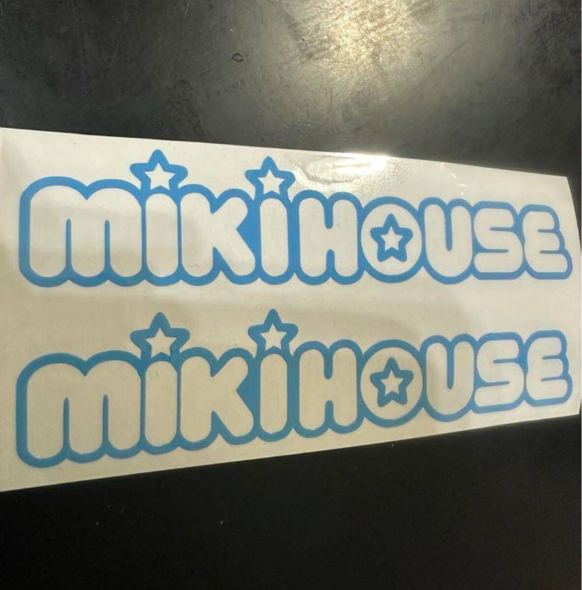 ミキハウス ブルー カッティングステッカー拍卖