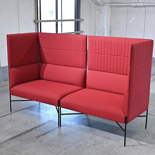 イタリア製 Tacchini社 200万「Chill-Out High/チルアウトハイ」ソファ2点セット ゴードン・ギルミアー バック ラウンジ 2人掛け拍卖