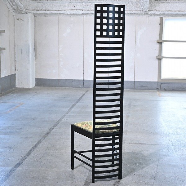 名作 マッキントッシュ「HILL HOUSE,1/ヒルハウス,1」ラダーバックチェア オーク材 ハイバック 椅子 腰掛け デザイナーズ リプロダクト拍卖