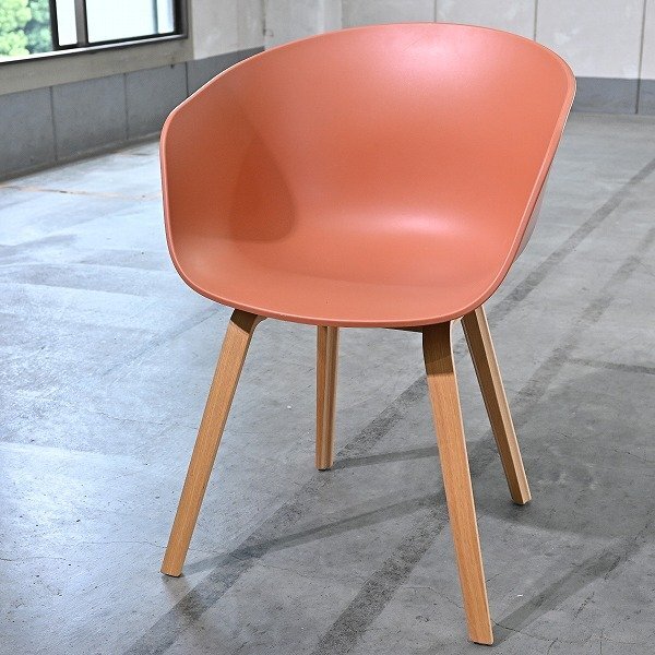 展示品 HAY 6万「AAC 22」ラウンジチェア オーク無垢材 ヒー・ウェリング 異素材 曲げ木 プライウッド 成形合板 リビング ABOUT A ヘイ拍卖