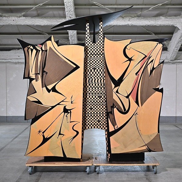 クリストフマッソン 1200万「Issey 1/イッセイ」ワードローブ 洋服箪笥 収納 アート モード バーズアイ Christophe Masson キャビネット拍卖