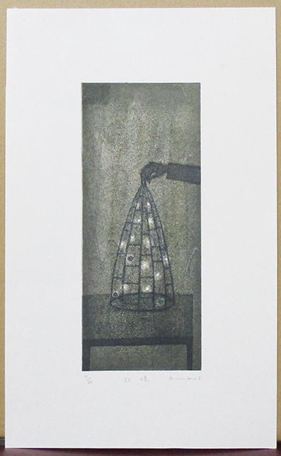 鈴木敦子『記憶(黒)』木版画 ed.7/25. 鉛筆サイン シートのみ 2004年制作 「鈴木敦子2003-2012全版画集(不忍画廊)」No.04-06拍卖