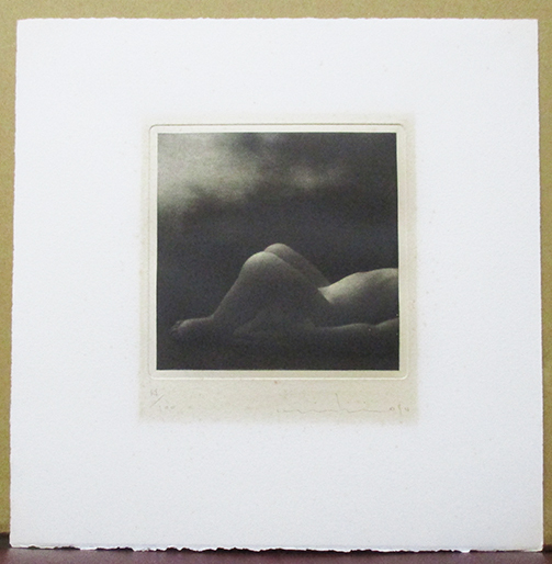 渡辺幹夫『足』メゾチント ed.14/100. 鉛筆サイン シートのみ 1994年制作拍卖