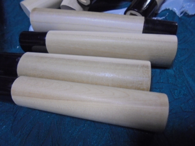 プラスチック柄 出刃包丁用 6寸 50本拍卖