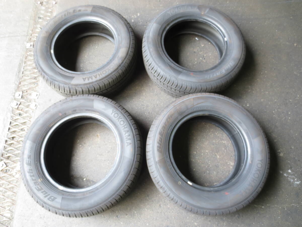 195/65R14 ヨコハマ ブルーアース ES32 2023年式 4本 良品 深溝 ②拍卖