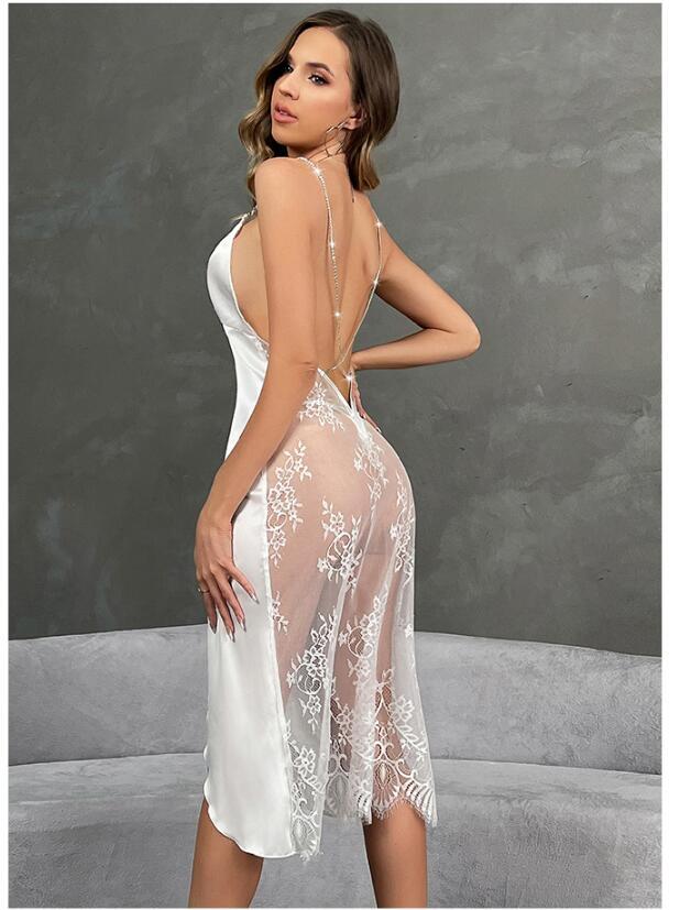 M0923 ナイトウエアレディース● 着心地抜群   20代30代40代 ● 大活躍 パジャマ レース切替 拍卖