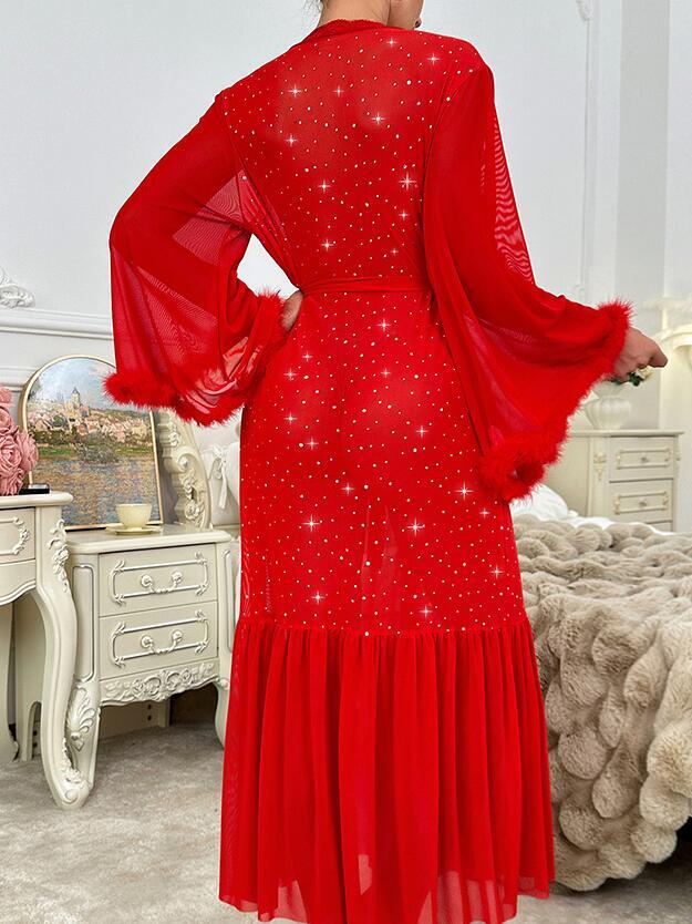 M0923 ナイトウエアレディース● 着心地抜群   20代30代40代 ● 大活躍 パジャマ ルームウエア red拍卖