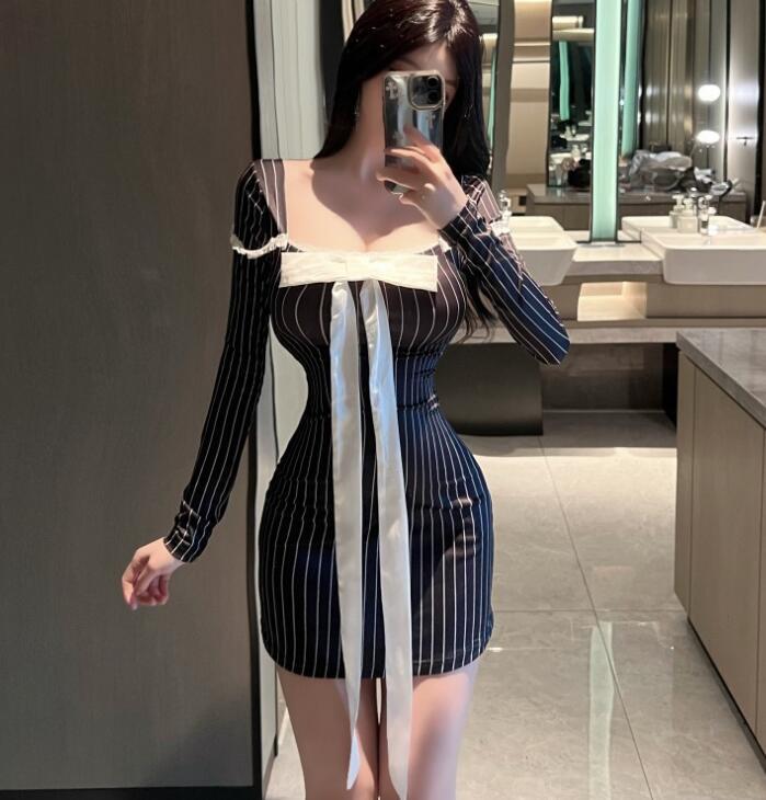 M0919 ワンピースレディース●  20代30代40代 着心地抜群   ● 大活躍  dress 長袖拍卖