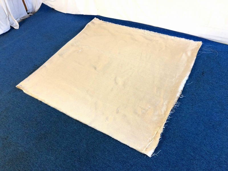 【米軍放出品】未使用品 ガラスクロスシート 153cm×620cm ガラス繊維布 1枚 耐熱/耐火用 建設用資材 補修 保護 (80) BI26NK-W#25拍卖