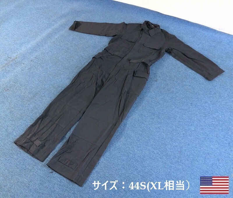 【米軍放出品】未使用品 ユーティリティカバーオール 44S (XL)つなぎ フライトスーツ 作業着 難燃性 メカニック 整備服 (60)☆BH11BK-3拍卖