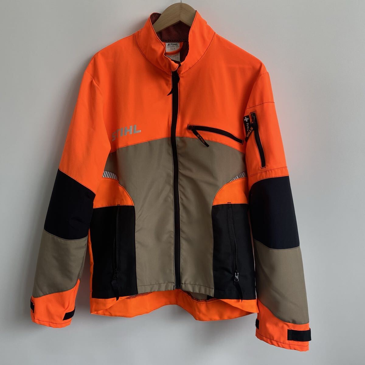 【STIHL】スチール ダイナミックベント ジャケット M アーボリスト ツリークライミング 林業 オレンジ 33拍卖