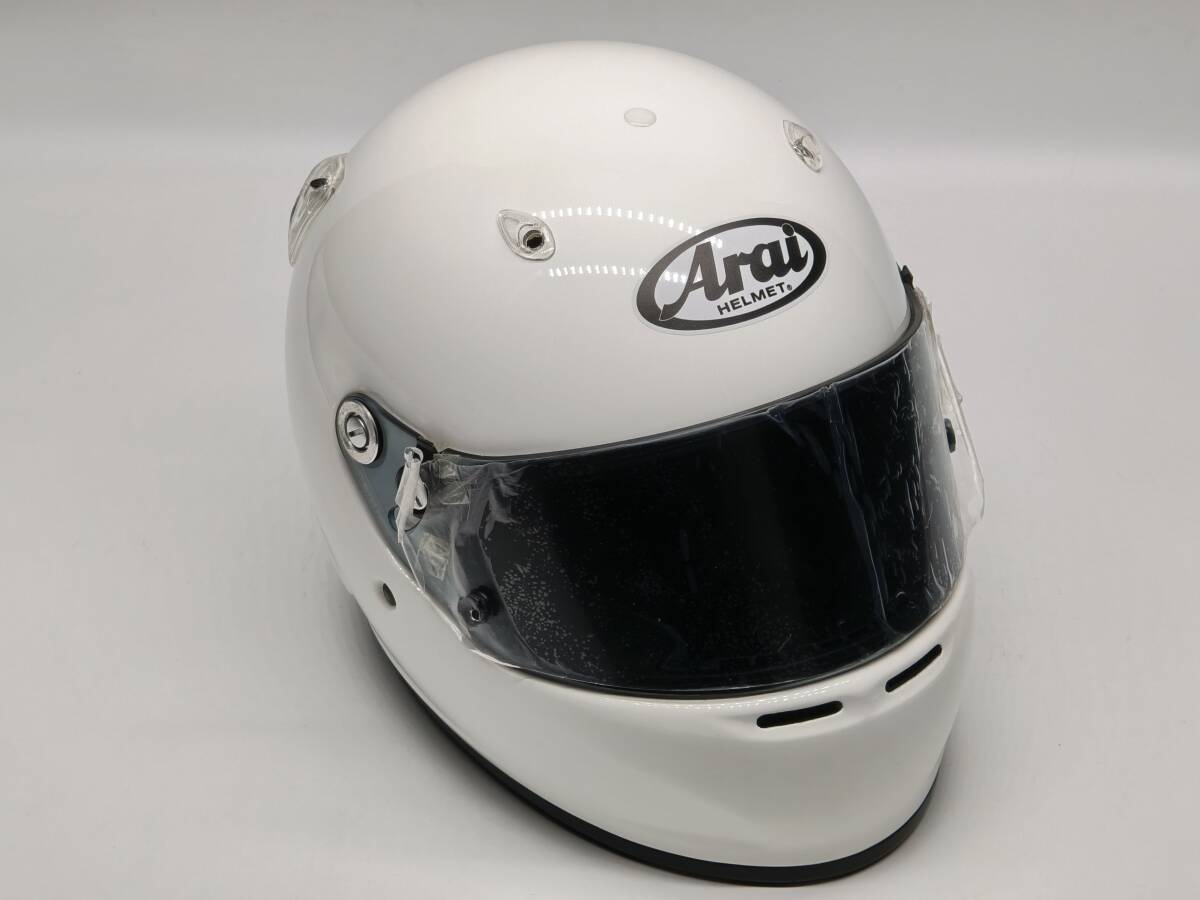 Arai アライ Arai GP-5X 四輪用 白 GP5X フルフェイスヘルメット Sサイズ拍卖