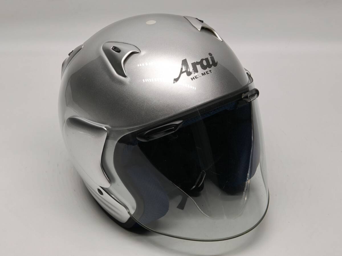 Arai アライ SZ-LIGHT シルバー SZライト ジェットヘルメット XXSサイズ拍卖