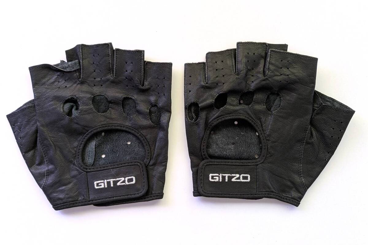 【GITZO】革レザーグローブ指ぬき手袋拍卖