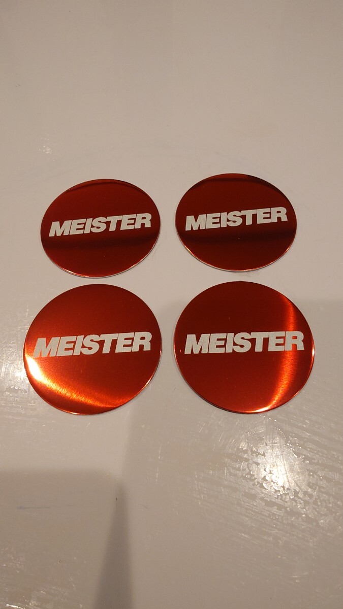 WORK MEISTER(ワーク マイスター)センターキャッププレート【赤・レッド】 ステルスレーシングにいかが?拍卖