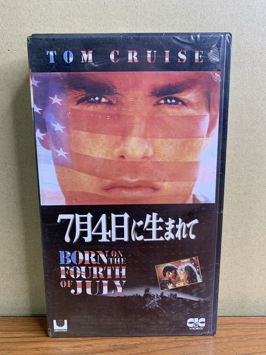 6)★希少・レア★【未開封】7月4日に生まれて TOM CRUISE トム・クルーズ 日本語版 UHF 0345 CIC・ビクタービデオ VHS ビデオテープ拍卖