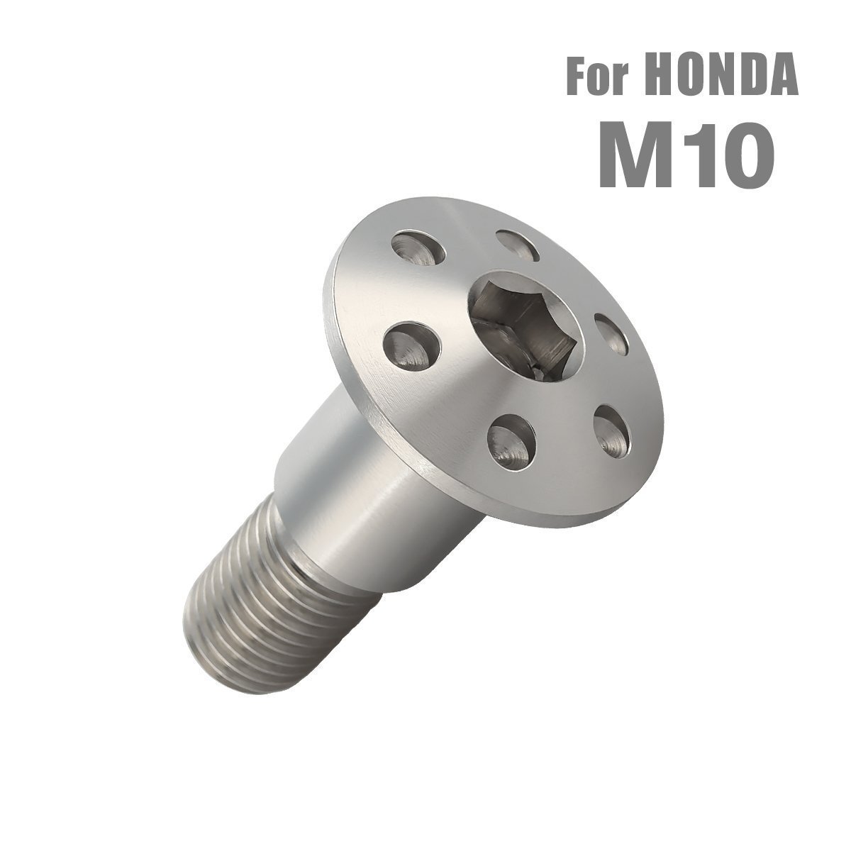 サイドスタンド ピボットボルト M10 P1.25 ホンダ車用 ステンレス製 シルバーカラー 1個 TH0455拍卖