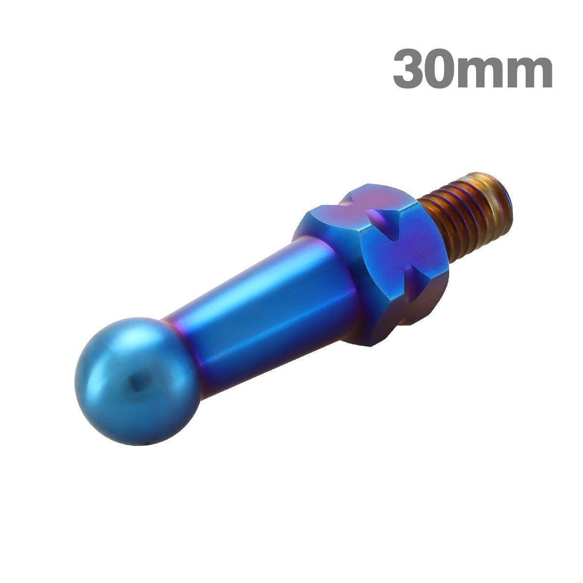 バンクセンサーボルト 30mm 汎用 M6x10mm P1.0 ステンレス製 焼きチタンカラー 1個 SZ1041拍卖