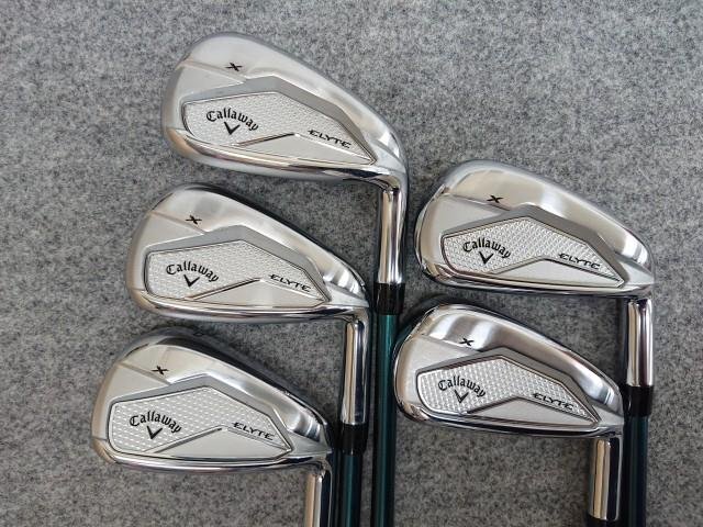 @【中古】 美品 キャロウェイ 2025 ELYTE X エリートエックス #6-PW 5本 アイアンセット VENTUS GREEN 5 for CW (R) 日本仕様拍卖