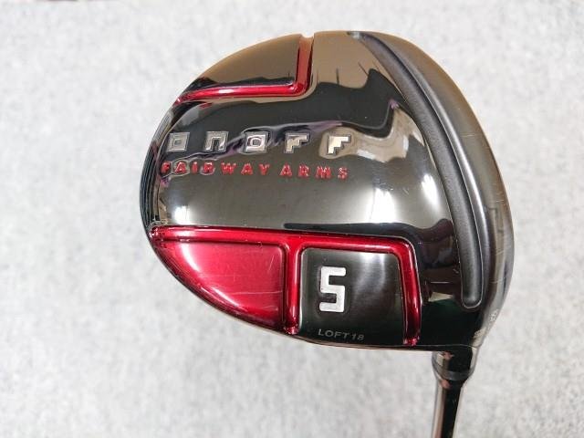 2022 オノフ ONOFF FAIRWAY ARMS AKA アカ 赤 5W 18° 純正カーボン SMOOTH KICK MP-522F (R)拍卖