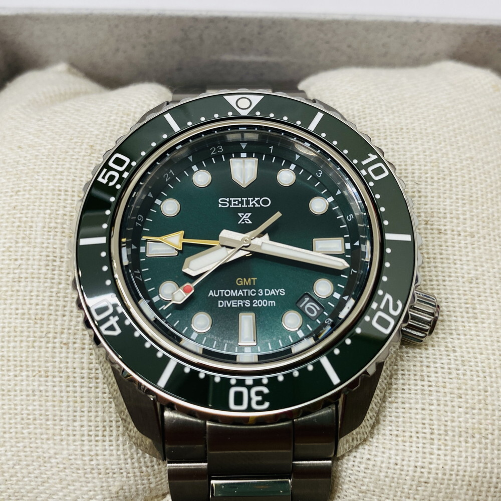ICH【中古美品】極美品 SEIKO セイコー PROSPEX プロスペックス ダイバーズ 1968 ヘリテージ GMT SBEJ009〈195-250901-KB-03-ICH〉拍卖