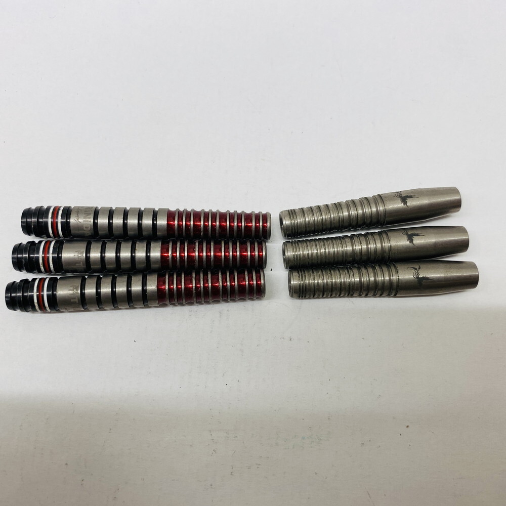 ICH【中古】ダーツ バレル 2組セット (TRINIDAD GOMEZ 15 山田勇樹モデル、BASARA 雷花 グレー)〈127-250901-KB-02-ICH〉拍卖