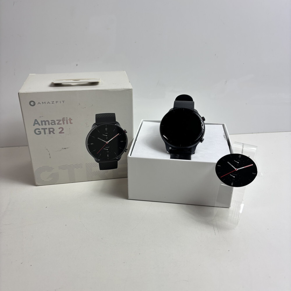ICH 【ジャンク品】 中古 AMAZFIT GTR 2 Thunder Black 時計 本体と外箱のみ 動作未確認 〈189-250902-SM-08-ICH〉拍卖