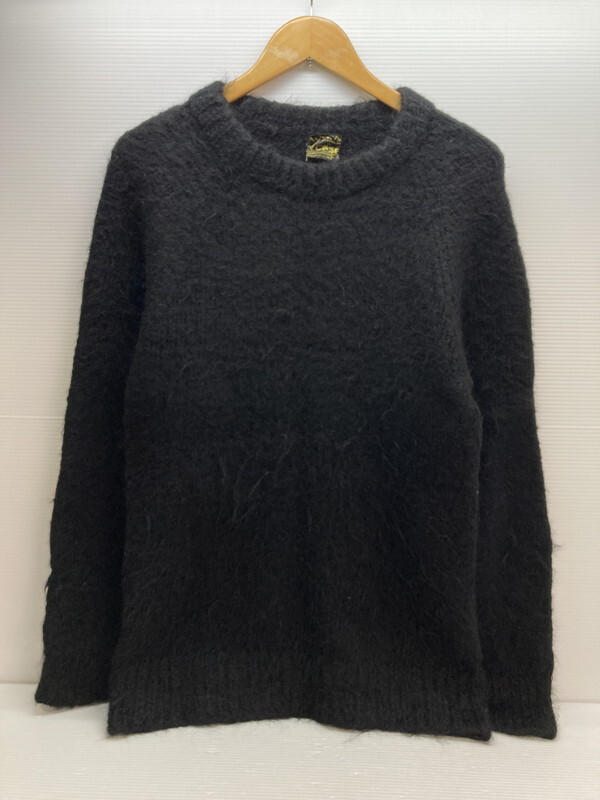 MIN 【中古品】 CASA カーサ ボリビア製 ALPACA WOOL CREWKNIT ニット カラー:ブラック メンズ 〈146-250905-ks-09-MIN〉拍卖